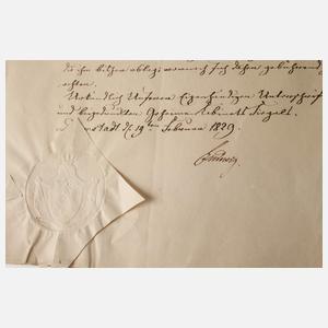 Zwei Amtsschreiben Darmstadt