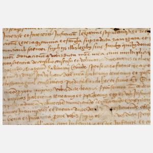 Frühes Pergament-Fragment