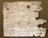 Frühes Pergament-Fragment