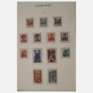 Briefmarkensammlung Saarland