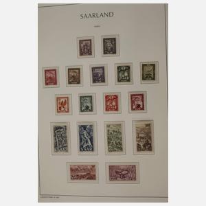 Briefmarkensammlung Saarland