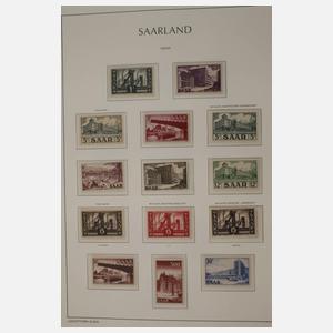 Briefmarkensammlung Saarland