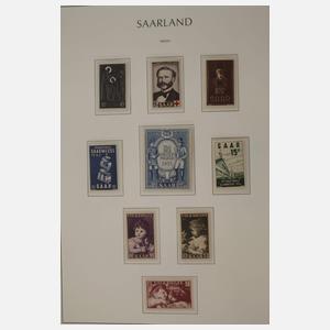 Briefmarkensammlung Saarland