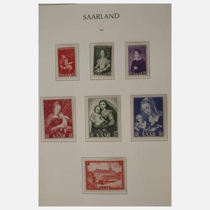 Briefmarkensammlung Saarland