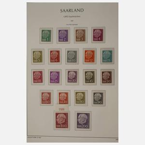 Briefmarkensammlung Saarland