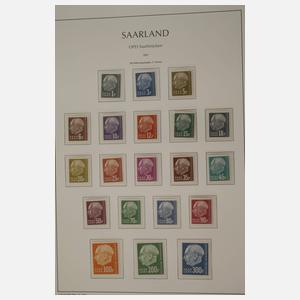 Briefmarkensammlung Saarland