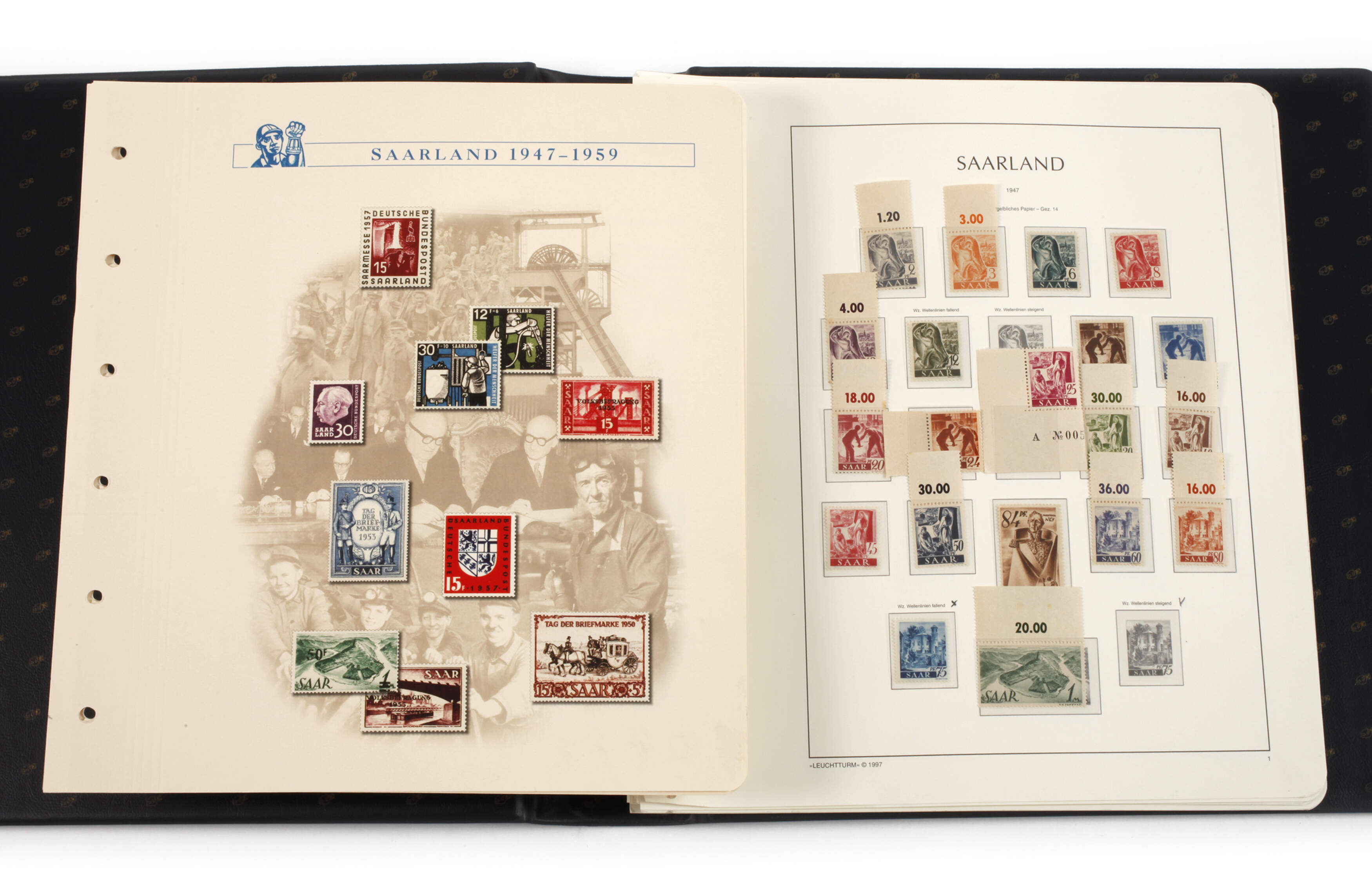 Briefmarkensammlung Saarland