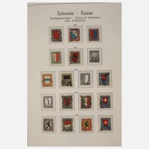Briefmarkensammlung Schweiz
