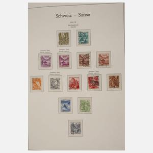 Briefmarkensammlung Schweiz