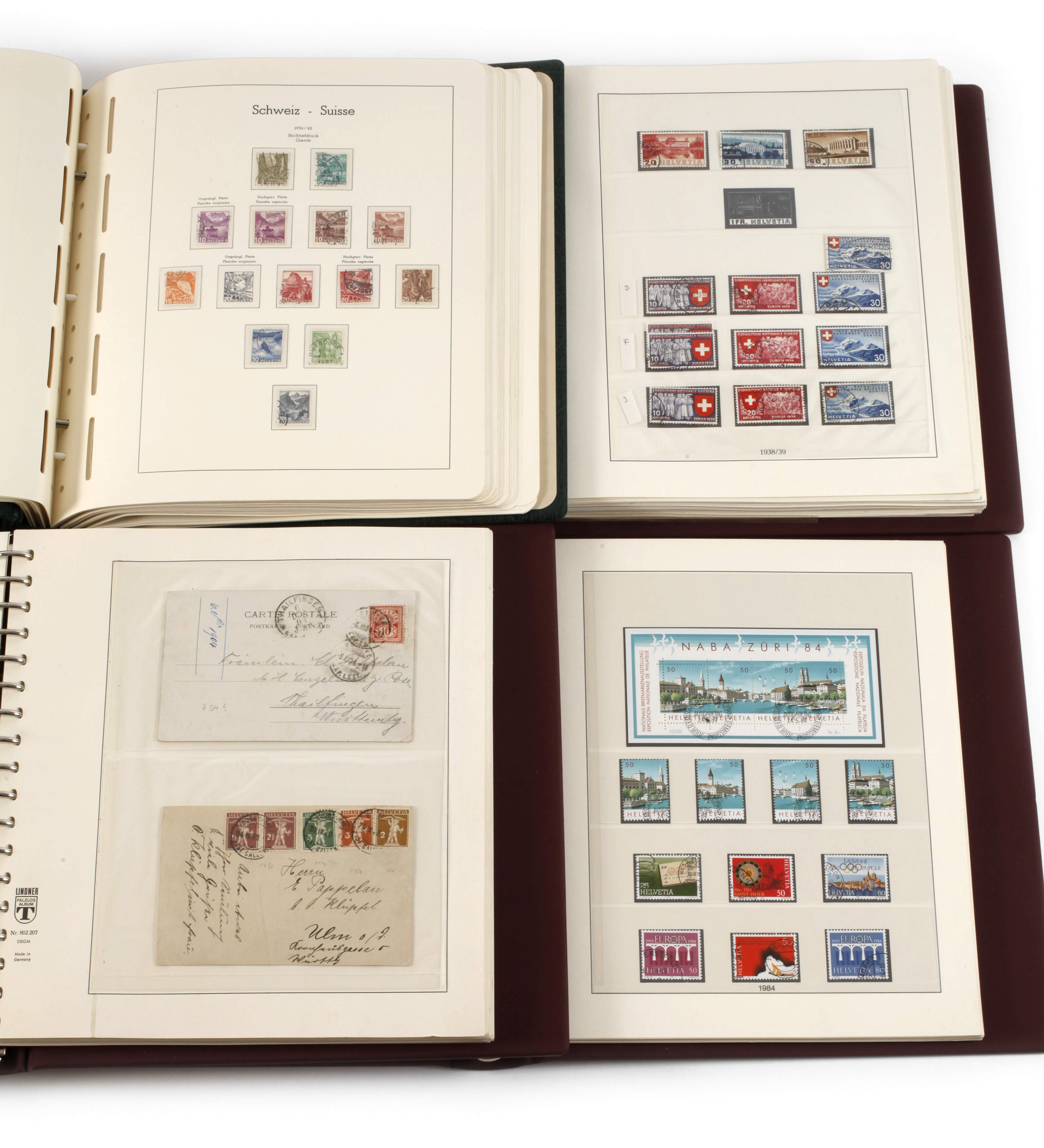 Briefmarkensammlung Schweiz