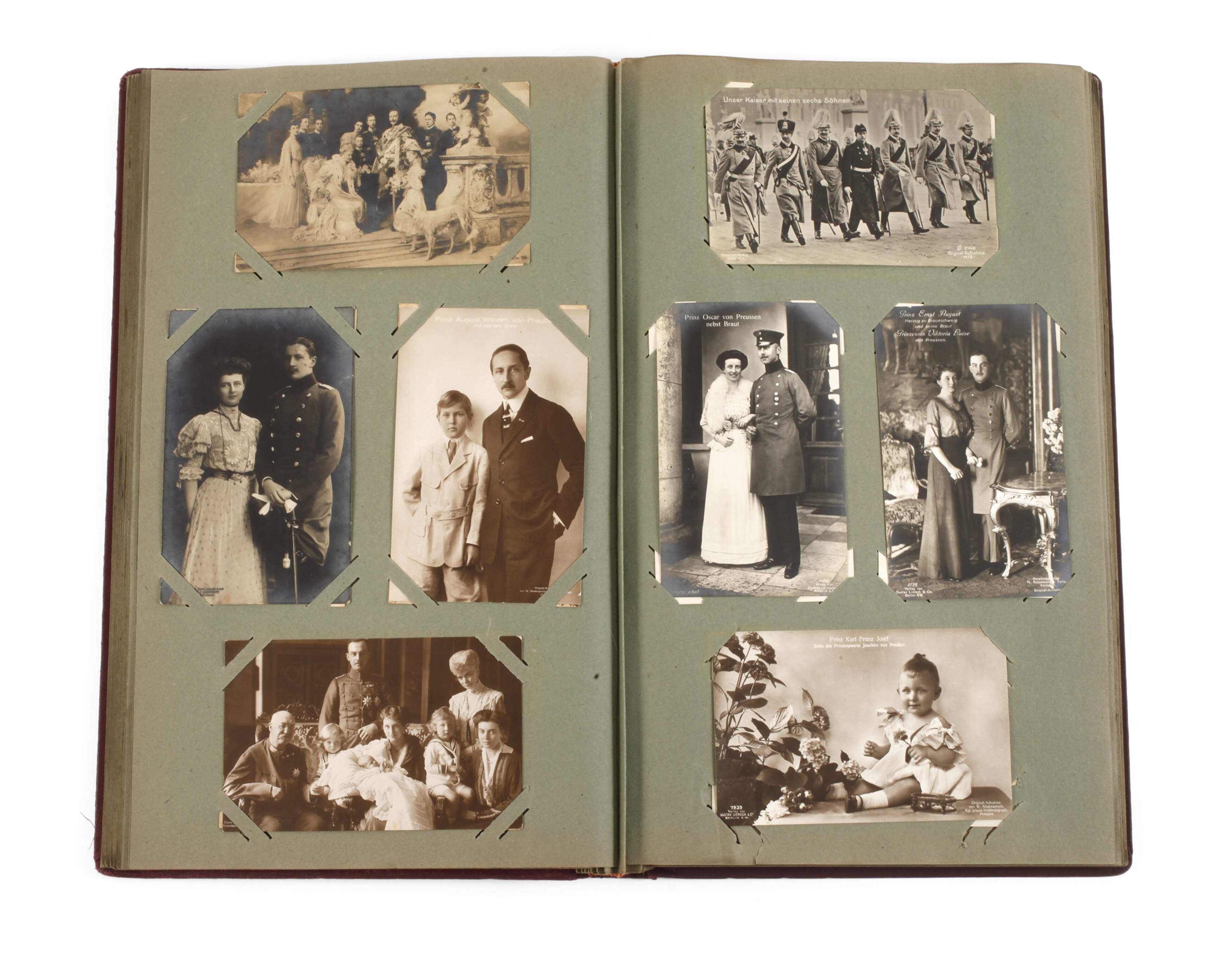 Postkartenalbum Adel