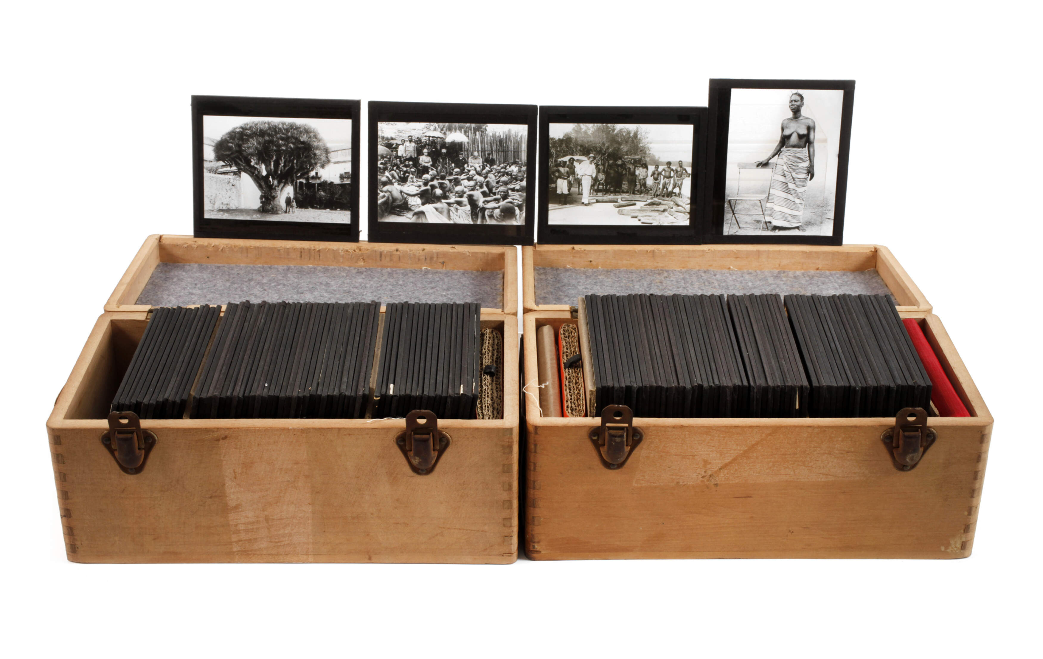 Konvolut Glasdias Afrika