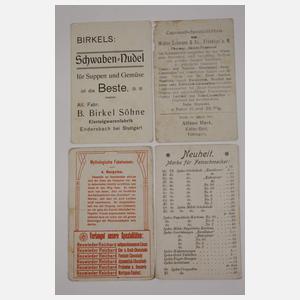 Konvolut Reklamesammelbilder