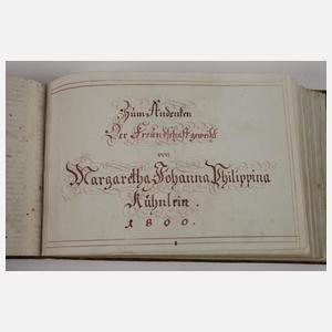 Kleines Stammbuch-Album Amicorum