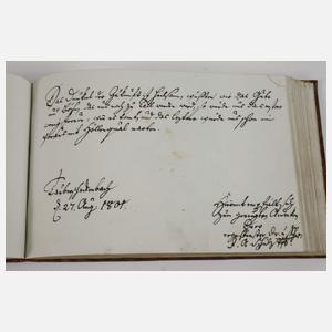 Kleines Stammbuch-Album Amicorum