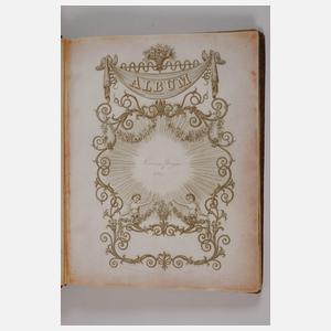 Andenkenalbum Biedermeier