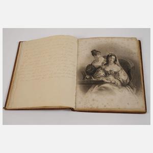 Andenkenalbum Biedermeier