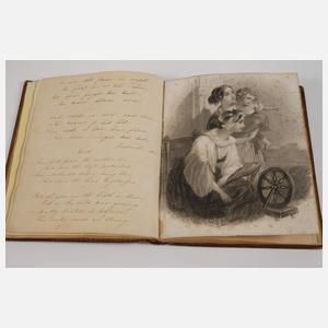 Andenkenalbum Biedermeier