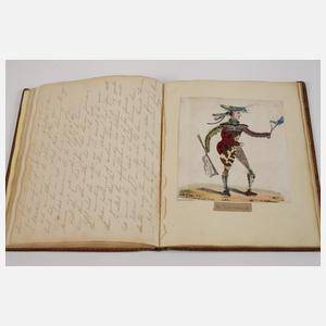 Andenkenalbum Biedermeier