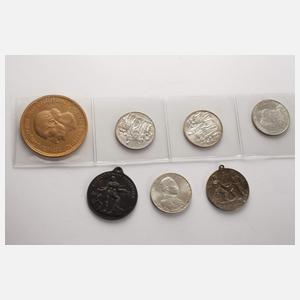 Konvolut Silbermünzen Kaiserreich