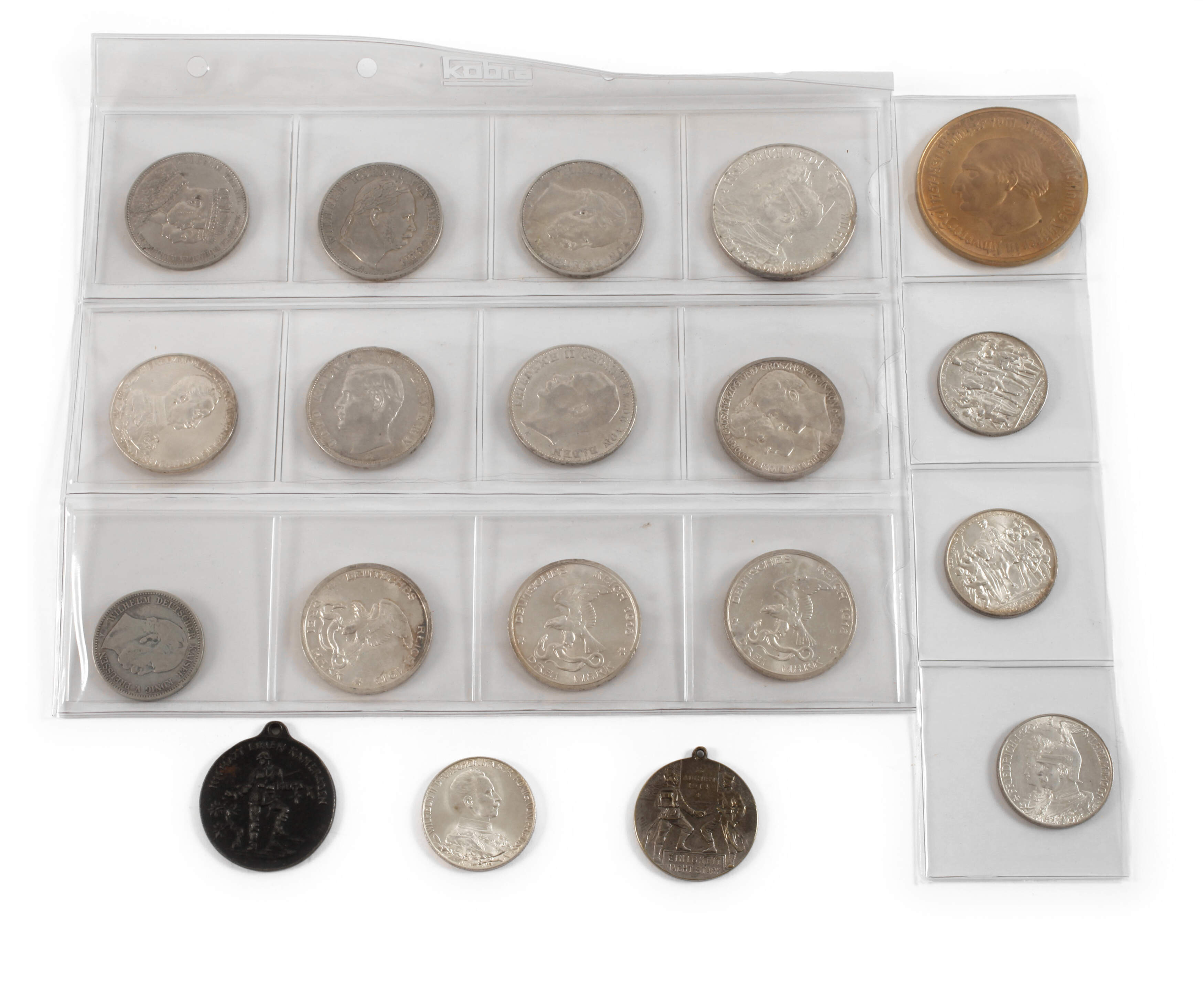 Konvolut Silbermünzen Kaiserreich