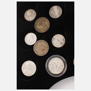 Konvolut Silbermünzen Kaiserreich