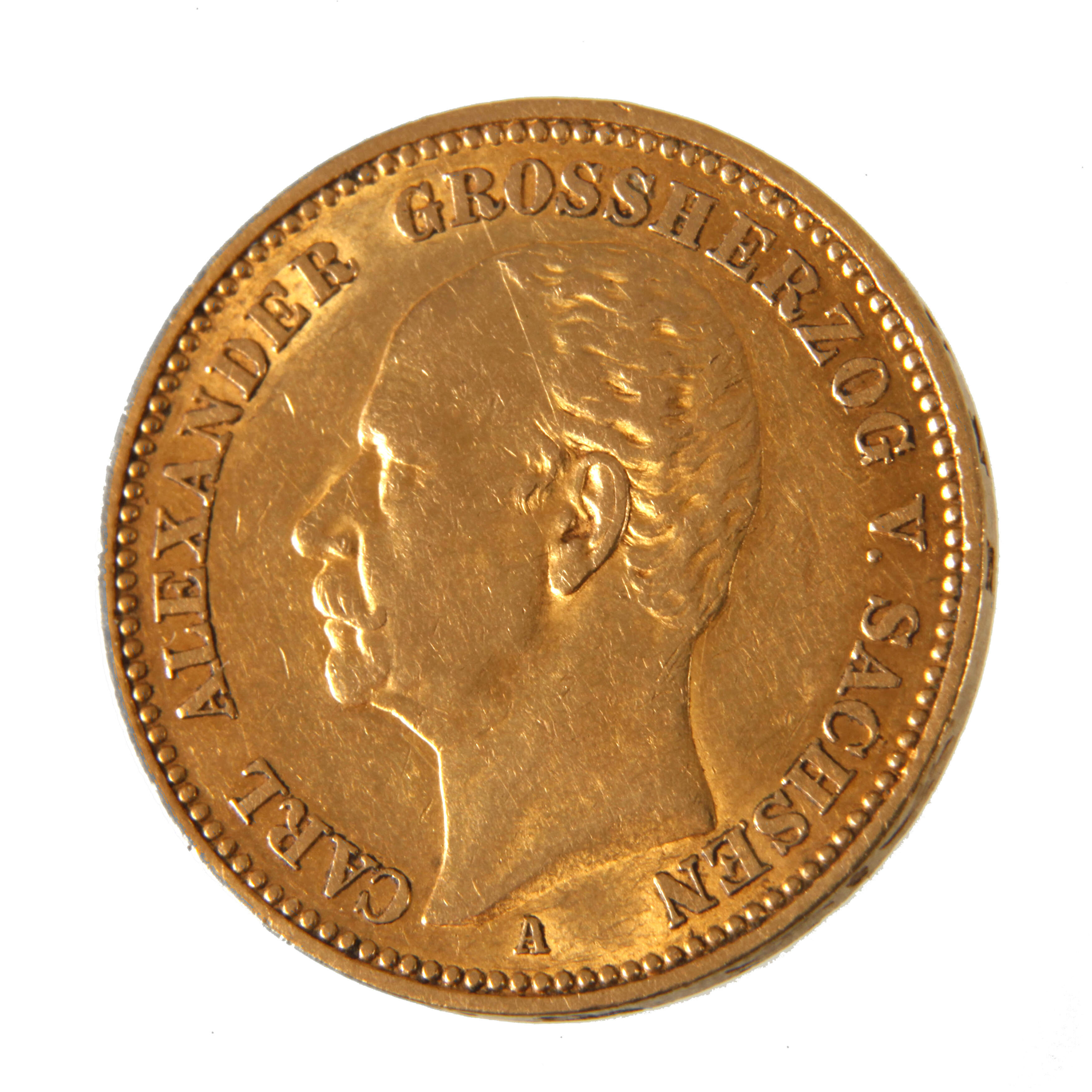 20 Mark Gold Sachsen