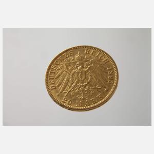 20 Mark Gold Hamburg