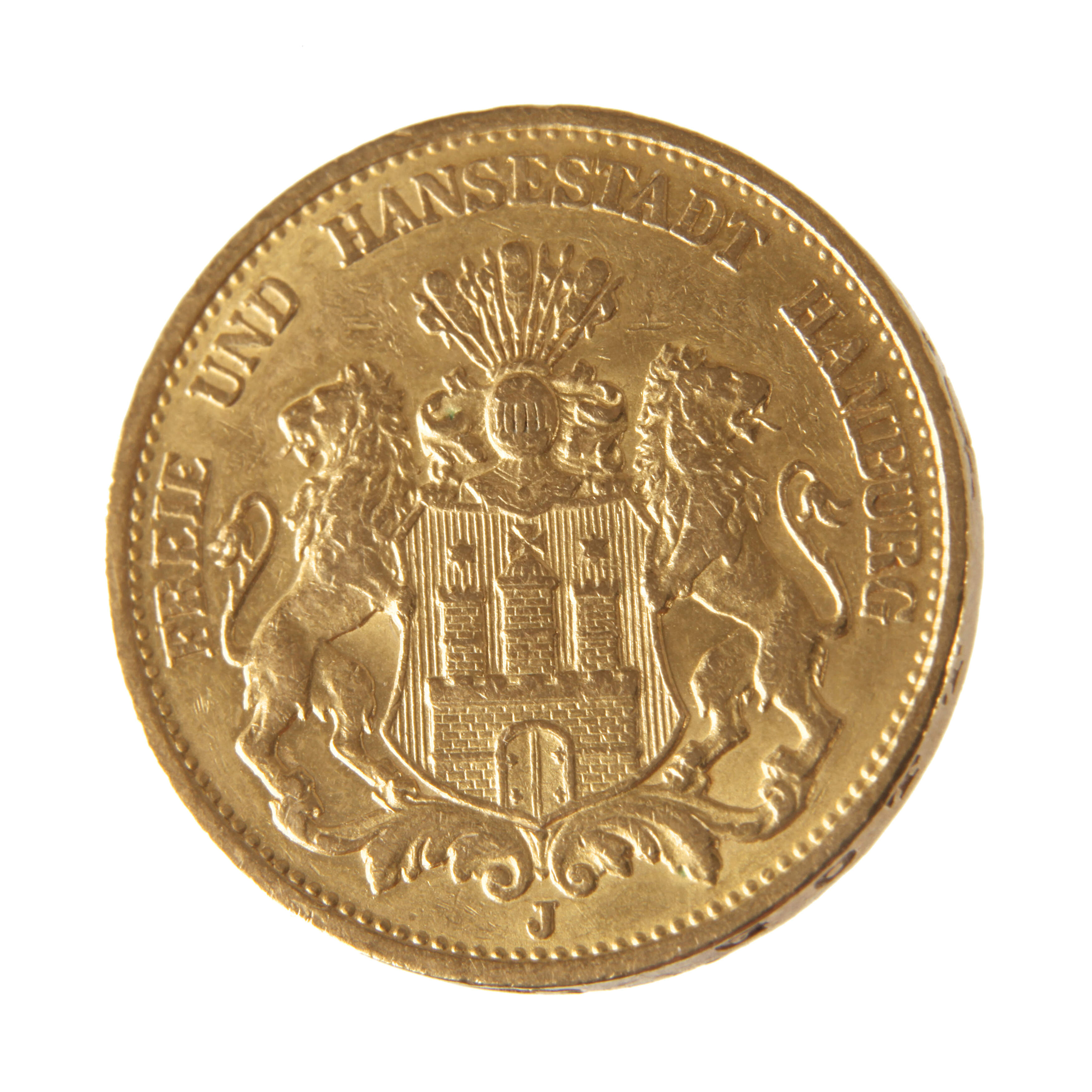 20 Mark Gold Hamburg