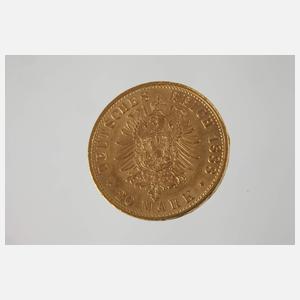 20 Mark Gold Preußen