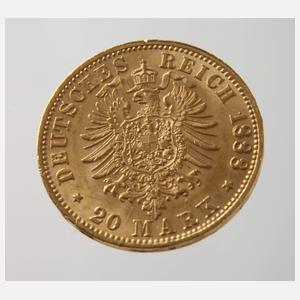 20 Mark Gold Preußen