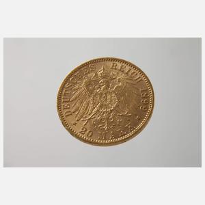 20 Mark Gold Preußen