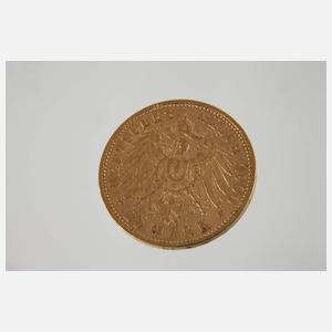 20 Mark Gold Württemberg