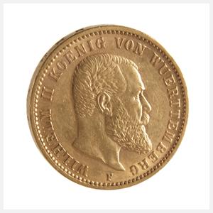 20 Mark Gold Württemberg