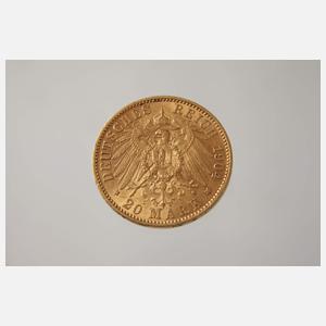 20 Mark Gold Preußen