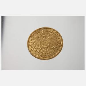 10 Mark Gold Preußen