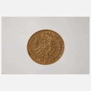 10 Mark Gold Preußen