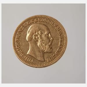 10 Mark Gold Mecklenburg-Schwerin