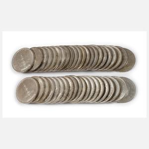 Konvolut 5 Mark Silber Garnisionskirche Potsdam