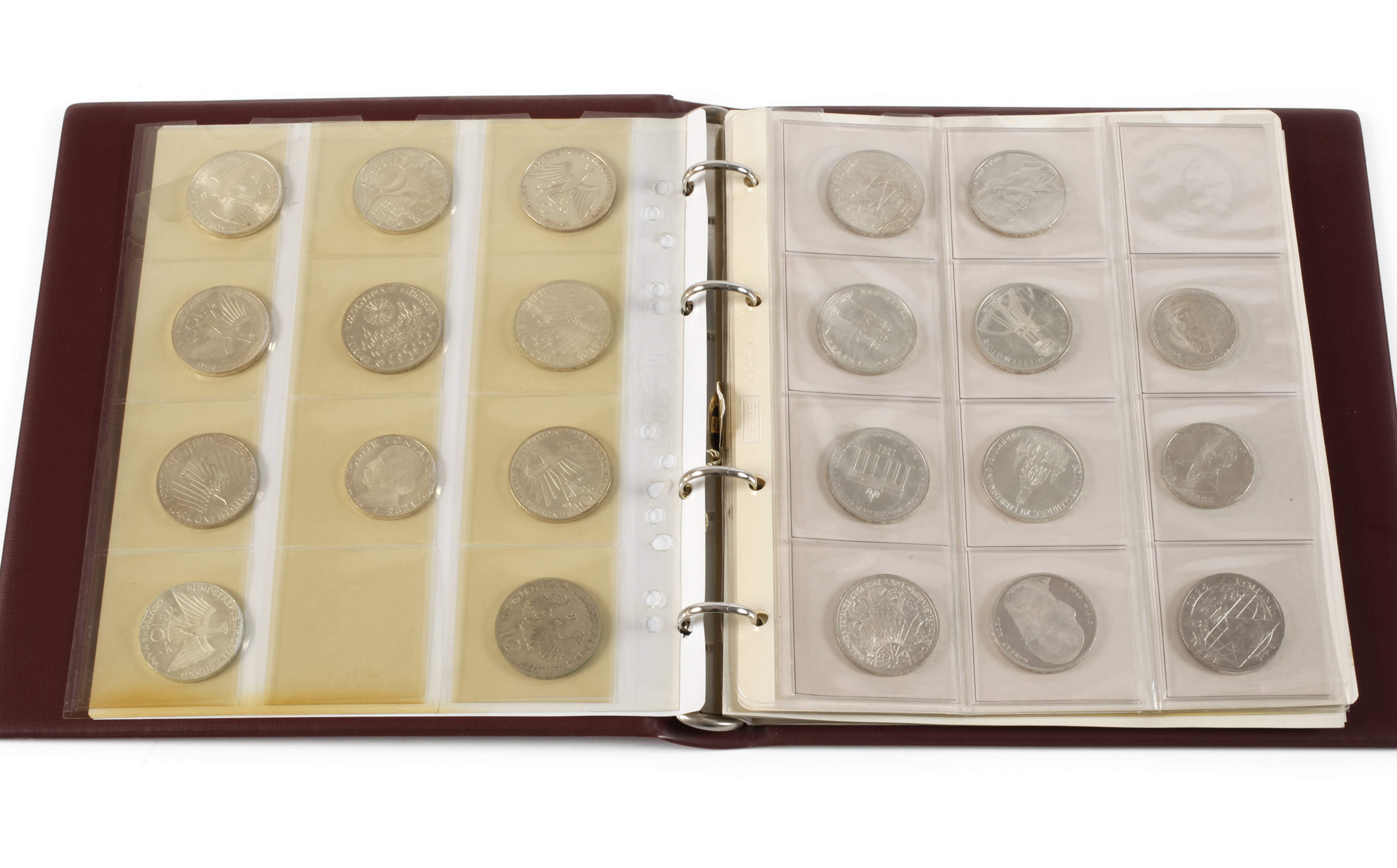 Konvolut 5 + 10 DM Gedenkmünzen BRD