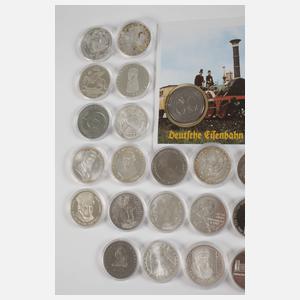 Sammlung 5 Mark BRD Gedenkmünzen