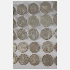 Konvolut 10 Mark Silber BRD Gedenkmünzen