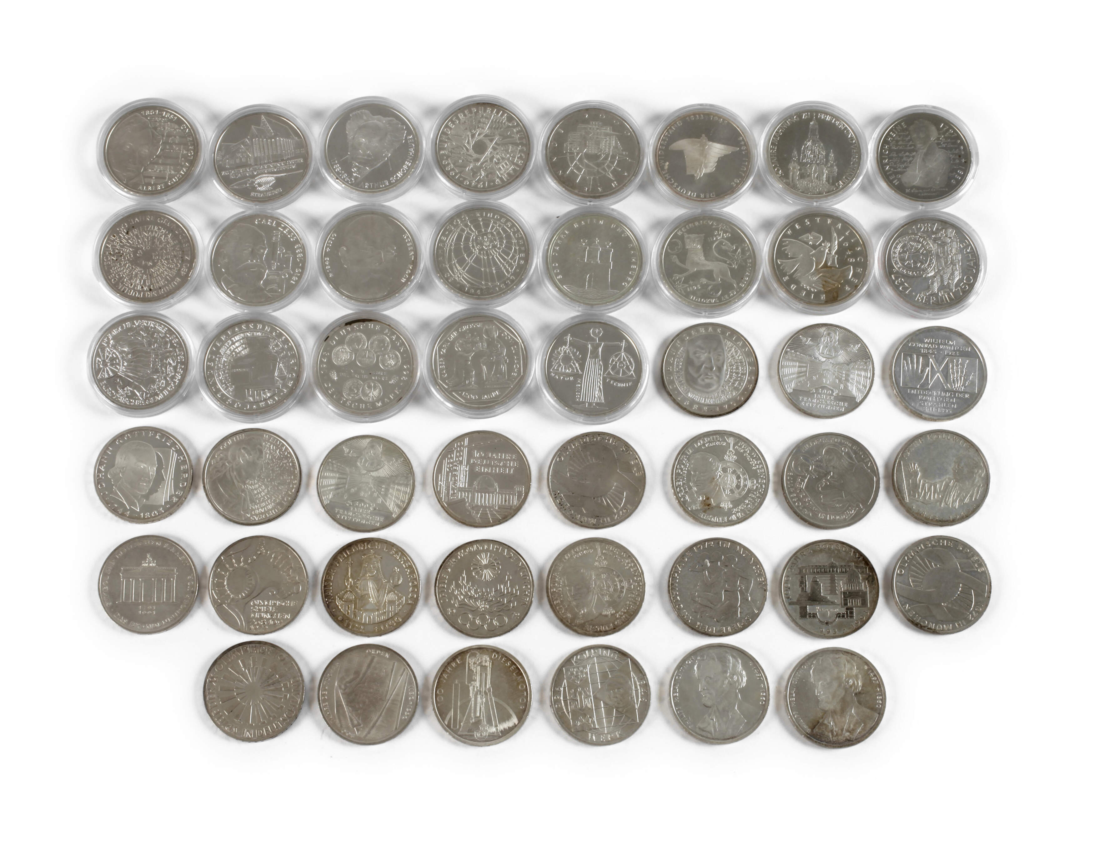 Konvolut 10 Mark Silber BRD Gedenkmünzen