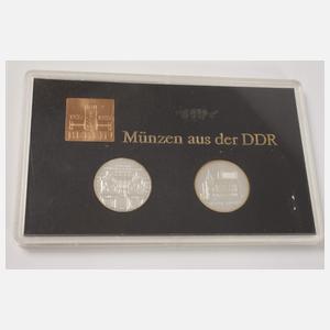 Konvolut 10 Mark Silbergedenkmünzen DDR