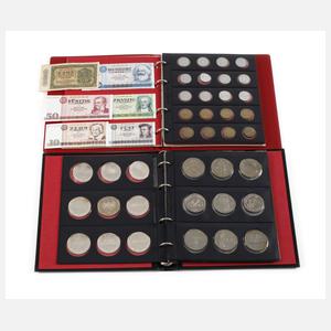 Sammlung Medaillen und Münzen DDR