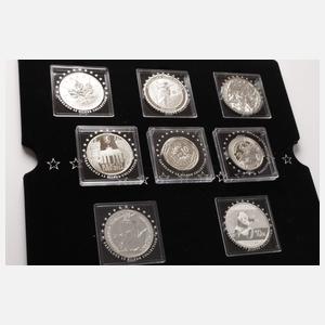 Konvolut Silberunzen