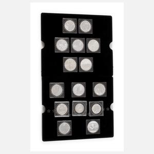 Konvolut Silberunzen