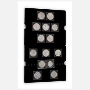 Konvolut Silberunzen