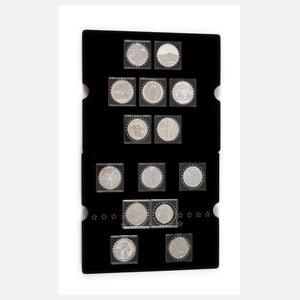 Konvolut Silberunzen