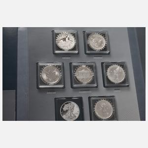 Konvolut Silberunzen